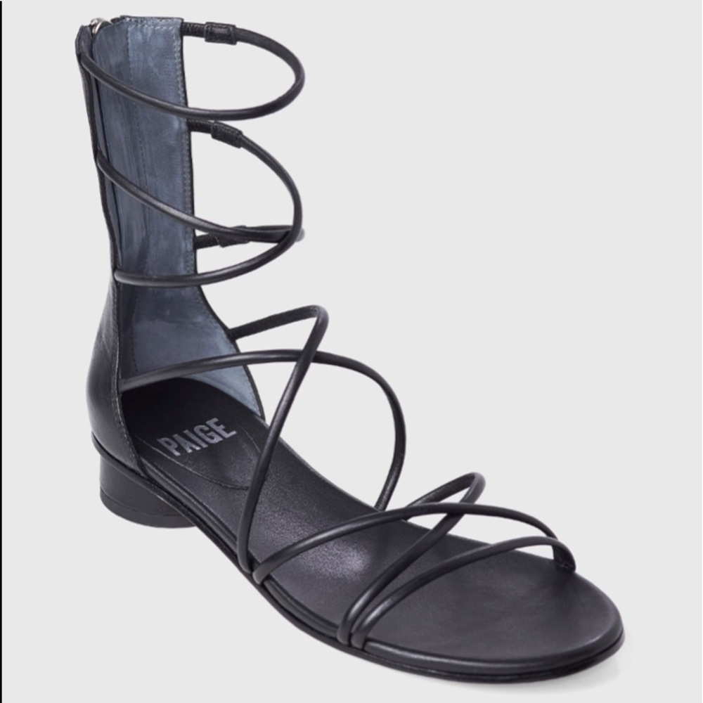 Paige Evie leather gladiator sandals